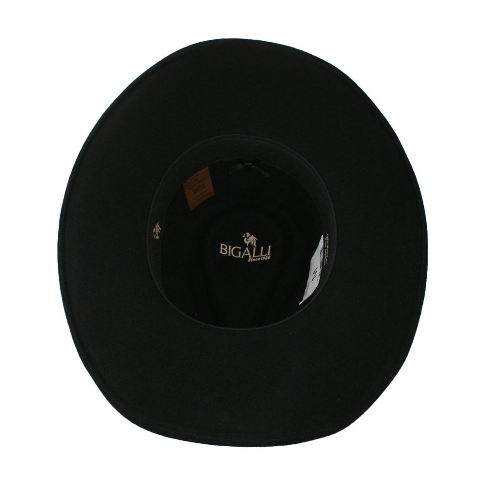 Crushable Packable 100% Wool Cowboy Hat, Bigalli - Picture 6 of 7